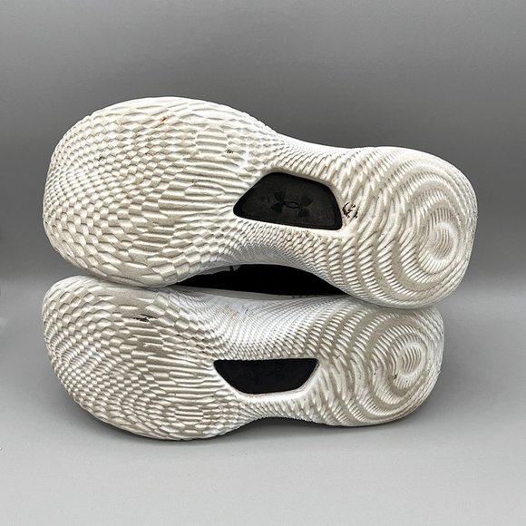 Under Armour Curry Flow 8 Stephen Curry Black White Basketball Shoe Size 5 Youth - Picture 6 of 10